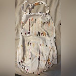 Baby girls backless halter summer romper